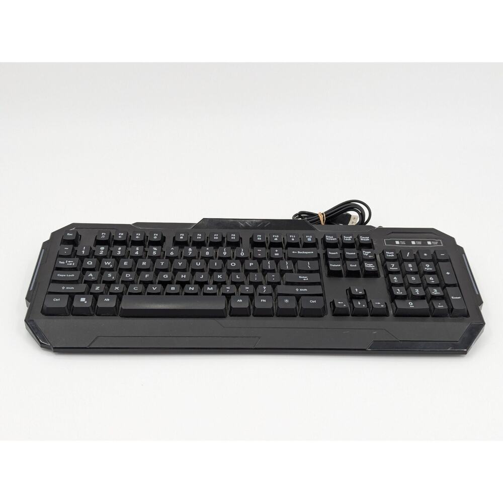 BUGHA RGB Class 1 LED USB A Wired Gaming Computer Keyboard for PC